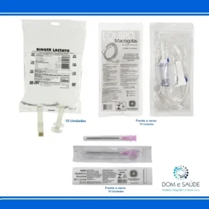 kit aplicação ringer lactato 250ml